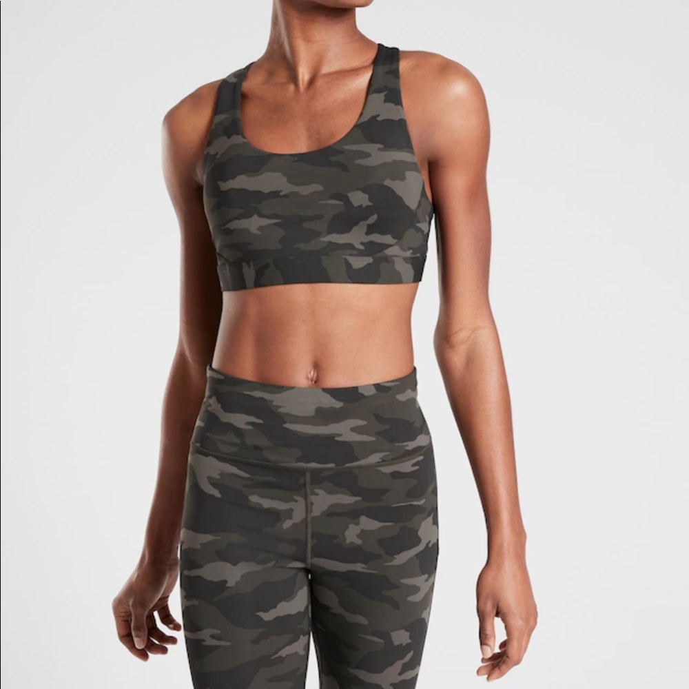Athleta Ultimate Camo Sports Bra